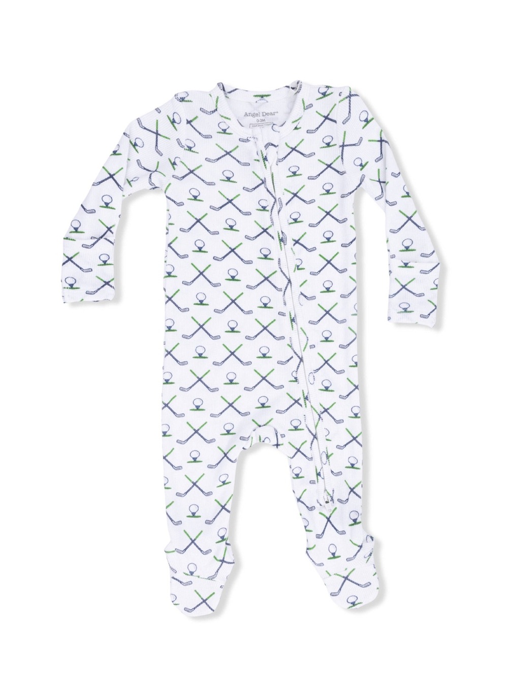 Angel Dear Simple Golf Print Footie 0-3 months